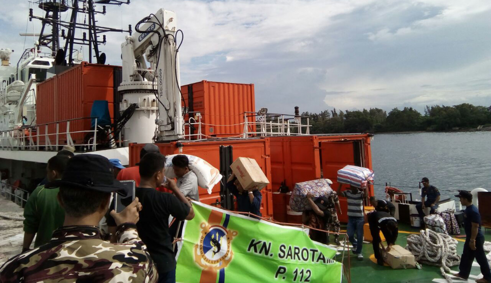 KEMENHUB HIMBAU PERUSAHAAN PELAYARAN BANTU PENDISTRIBUSIAN BARANG KE PIDIE JAYA ACEH