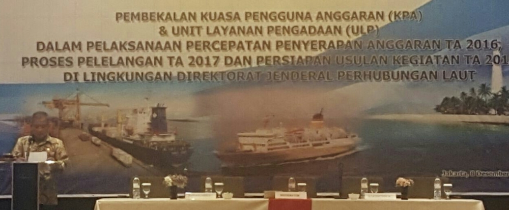 PERCEPAT PELAKSANAAN ANGGARAN 2016, DITJEN HUBLA BERI PEMBEKALAN KUASA PENGGUNA ANGGARAN (KPA) &amp; UNI