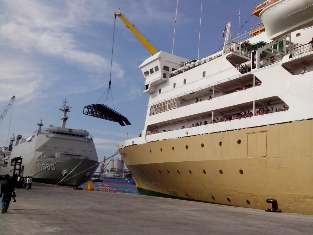 DITJEN HUBLA LAKUKAN RAMP CHECK KAPAL DALAM RANGKA ANGKUTAN LAUT NATAL DAN TAHUN BARU 2017