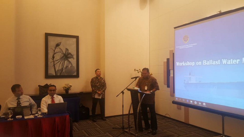 DITJEN HUBLA DAN MPA SINGAPURA SELENGGARAKAN WORKSHOP BALLAS WATER MANAGEMENT