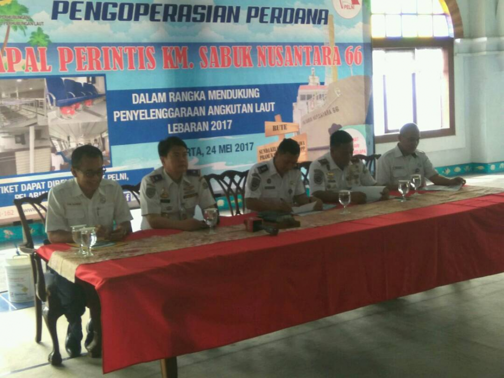 GANTIKAN KM. SABUK NUSANTARA 46, KM. SABUK NUSANTARA 66 DIRESMIKAN 24/0