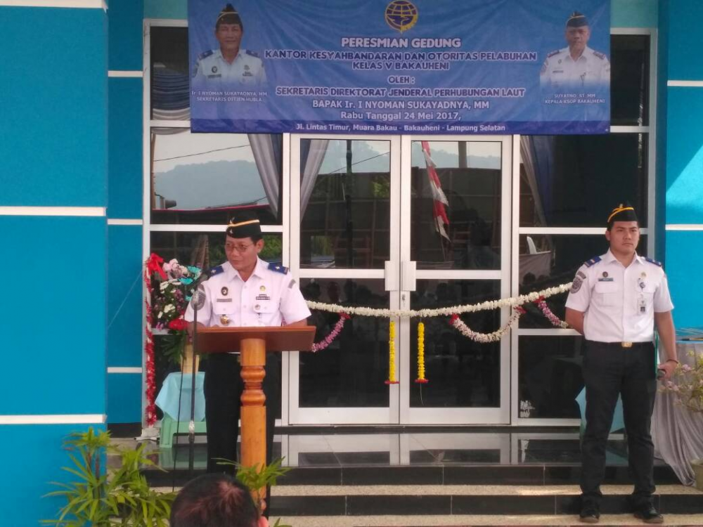 GEDUNG KANTOR KSOP KELAS V BAKAUHENI YANG BARU DIRESMIKAN 24/05/2017