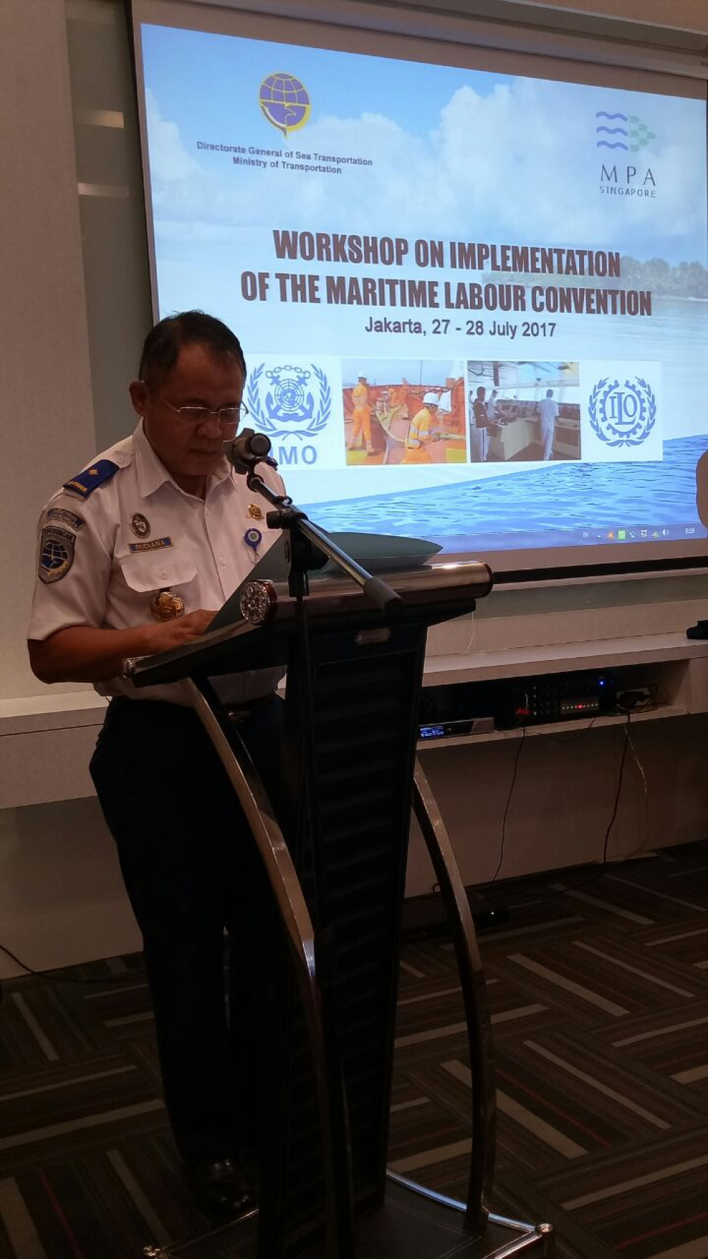 INDONESIA DAN SINGAPURA GELAR WORKSHOP ON IMPLEMENTATION OF THE MARITIME LABOUR CONVENTION
