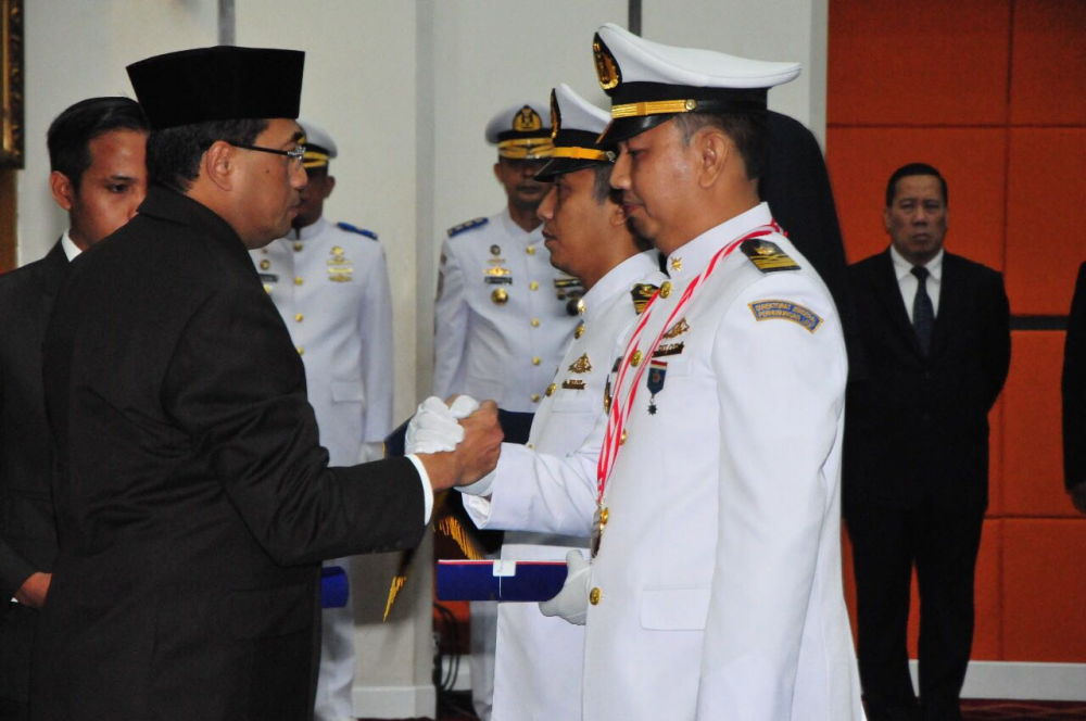 Lantik 74 Perwira Pandu, Menhub Berharap Kualitas Layanan Pandu Meningkat
