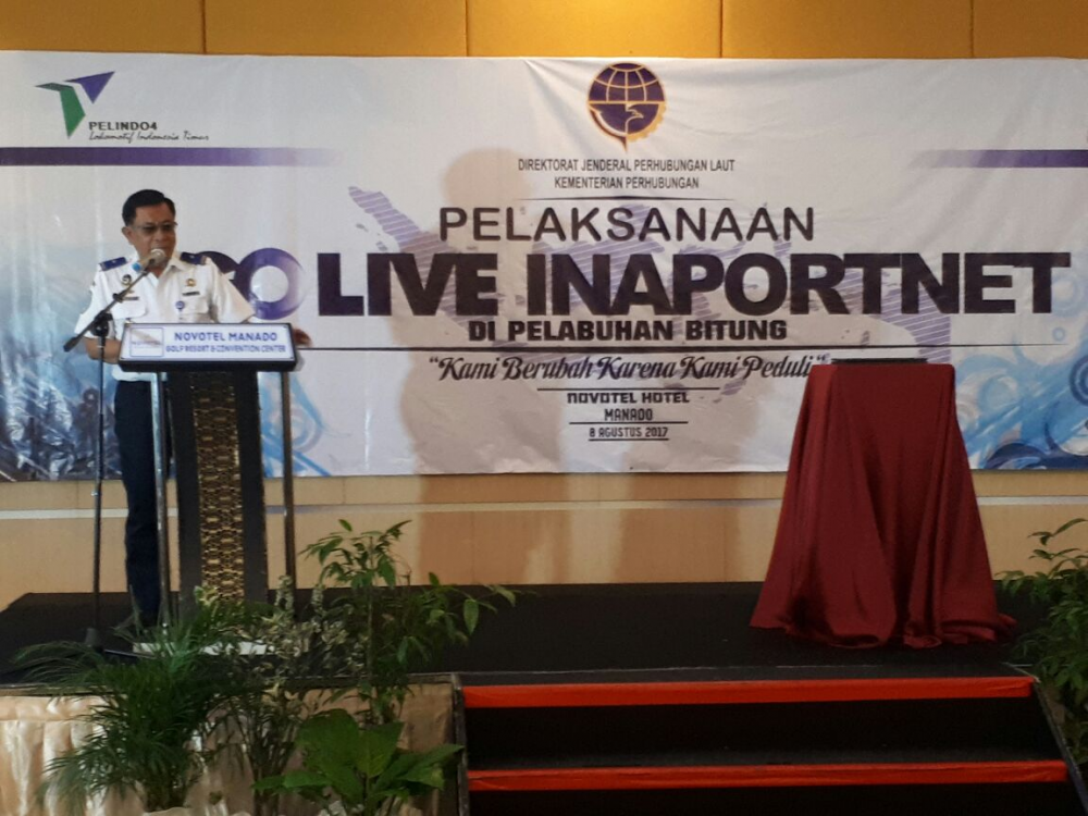 PELABUHAN BITUNG TERAPKAN APLIKASI INAPORTNET 08/08/2017