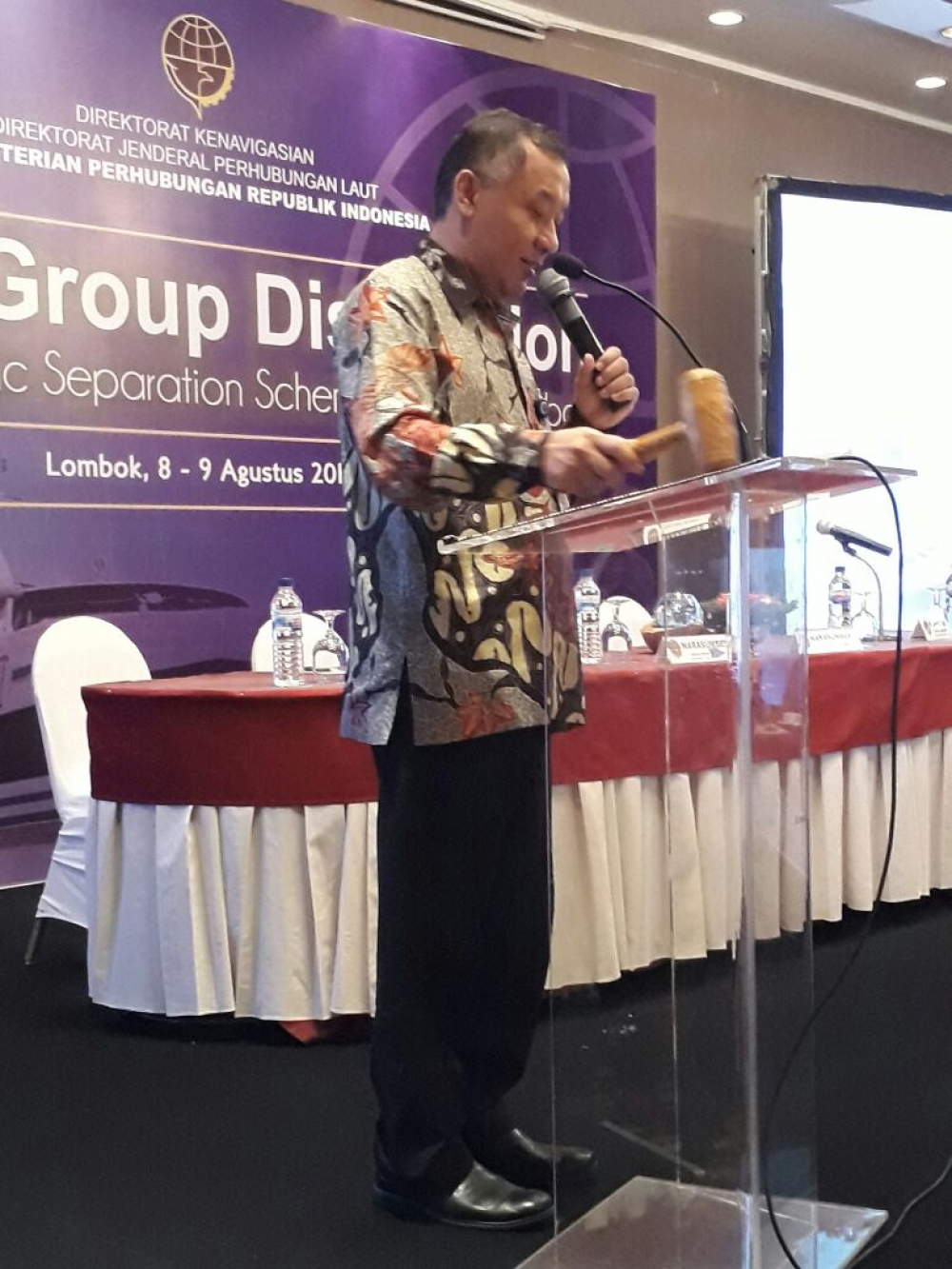 KEMENHUB GELAR FGD BAHAS PERSIAPAN PENETAPAN TSS SELAT LOMBOK 08/08/201
