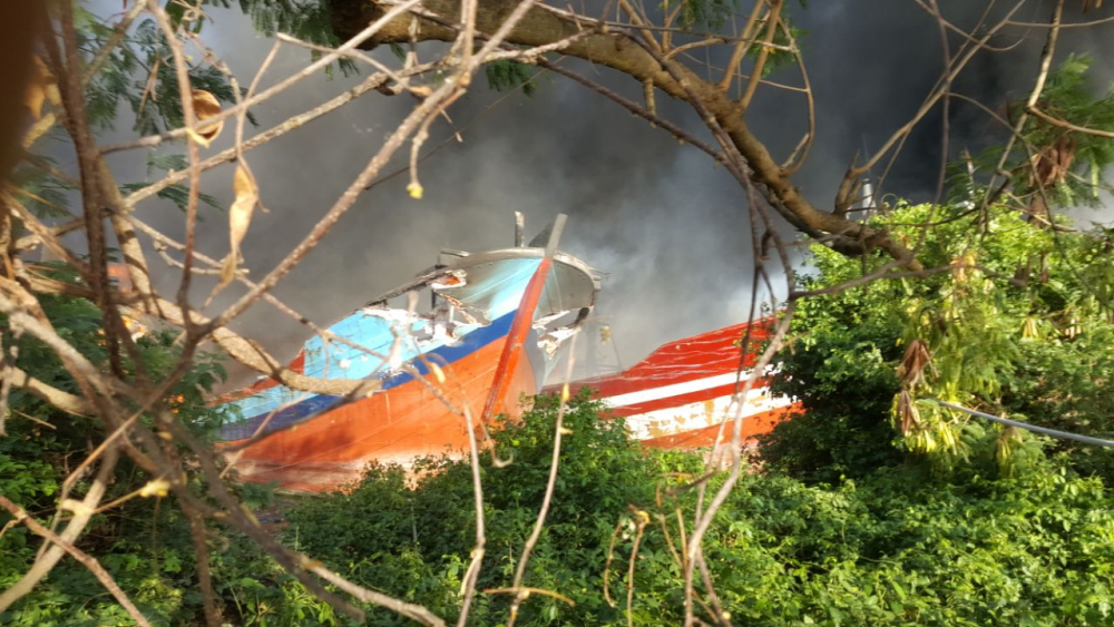 TIDAK ADA KORBAN JIWA DALAM KEBAKARAN KAPAL IKAN DI JUWANA 16/07/2017