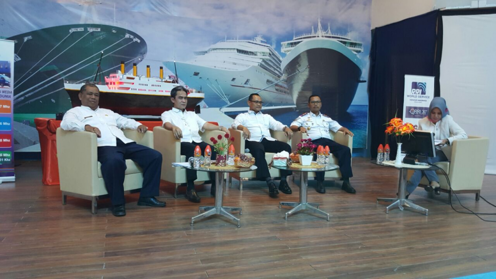 DITJEN HUBLA KIRIM WAKIL DI ACARA TALKSHOW TOL LAUT DI ACEH 26/10/2017