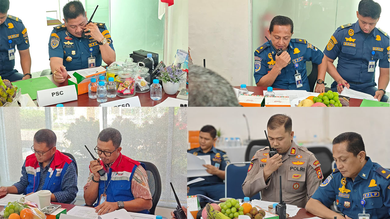 Kantor KSOP Kelas I Dumai Menghadiri  dan membuka Kegiattan Pelaksanaan Exercise (Table Top} di TUKS PT Pertamina Patra Niaga - PBBCE Dumai.