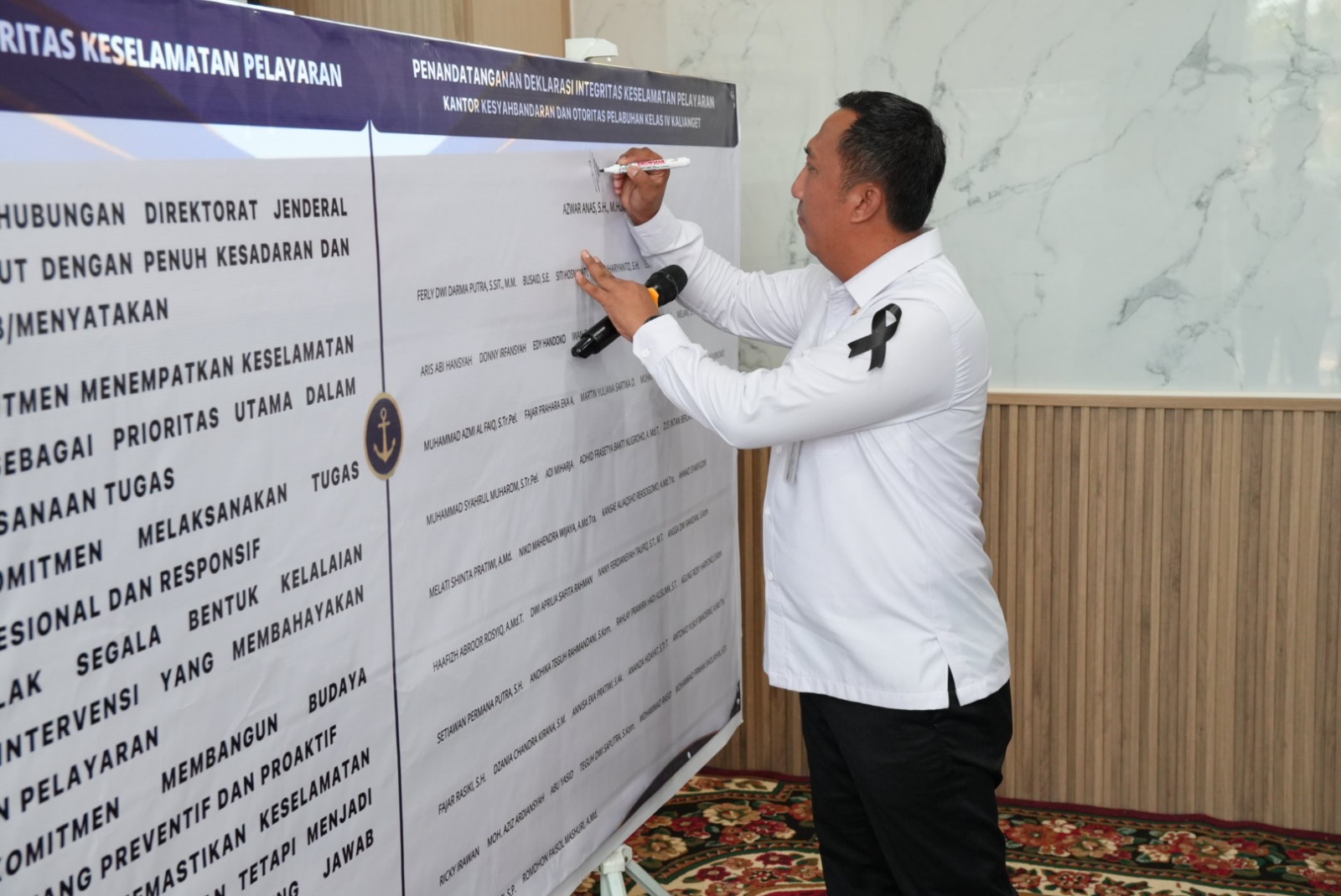 KSOP Kelas IV Kalianget Ikuti Upacara Gabungan Harhubnas ke-55 dan Gelar Deklarasi Keselamatan Pelayaran  