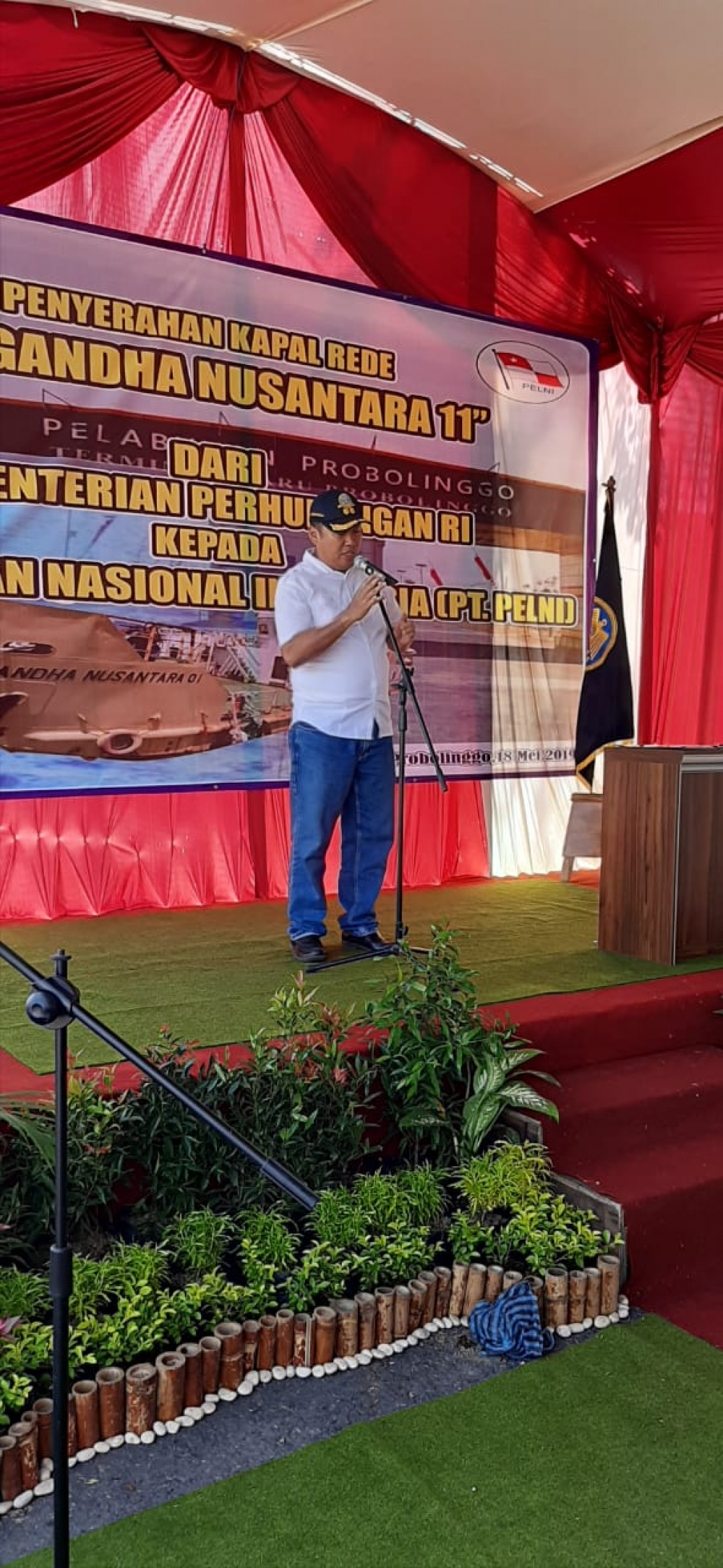 KEMENHUB RESMI SERAHKAN KAPAL KM. GANDHA NUSANTARA 11 KE PT. PELNI UNTUK LAYANI TRAYEK TRD-3 PROBOLINGGO