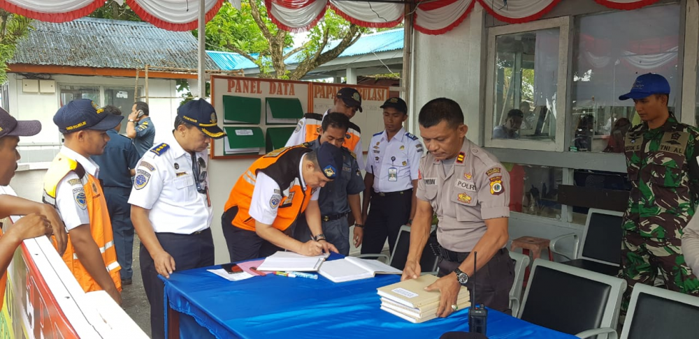 MONITORING PENYELENGGARAAN ANGKUTAN LAUT LEBARAN 2019, HINGGA H-7 PELABUHAN AMBON BELUM ADA LONJAKAN PE