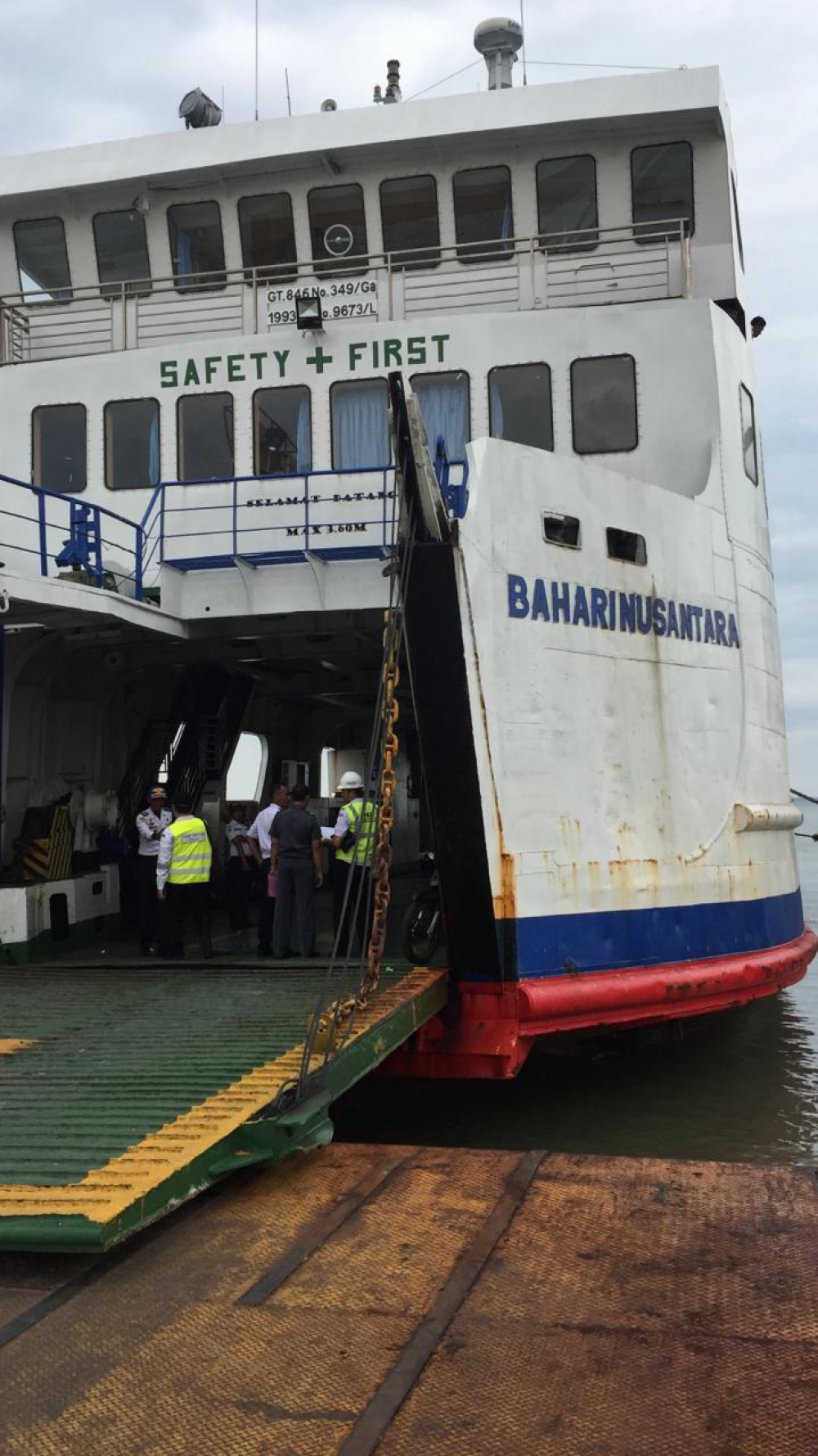 DITJEN HUBLA UJI PETIK KELAIKLAUTAN 3 (TIGA) UNIT KAPAL RORO DI PELABUHAN TANJUNG BUTON