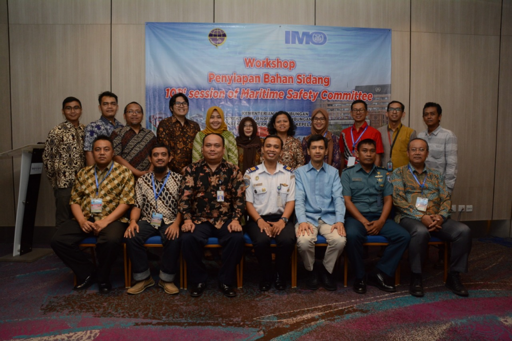 KEMENHUB GELAR WORKSHOP PERSIAPAN DELRI PADA SIDANG MSC IMO KE-101 03/