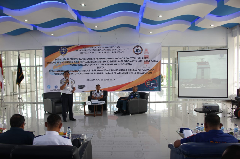 KEMENHUB TERUS SOSIALISASIKAN PEMBERLAKUAN SISTEM IDENTIFIKASI OTOMATIS KEPADA MASYARAKAT MARITIM