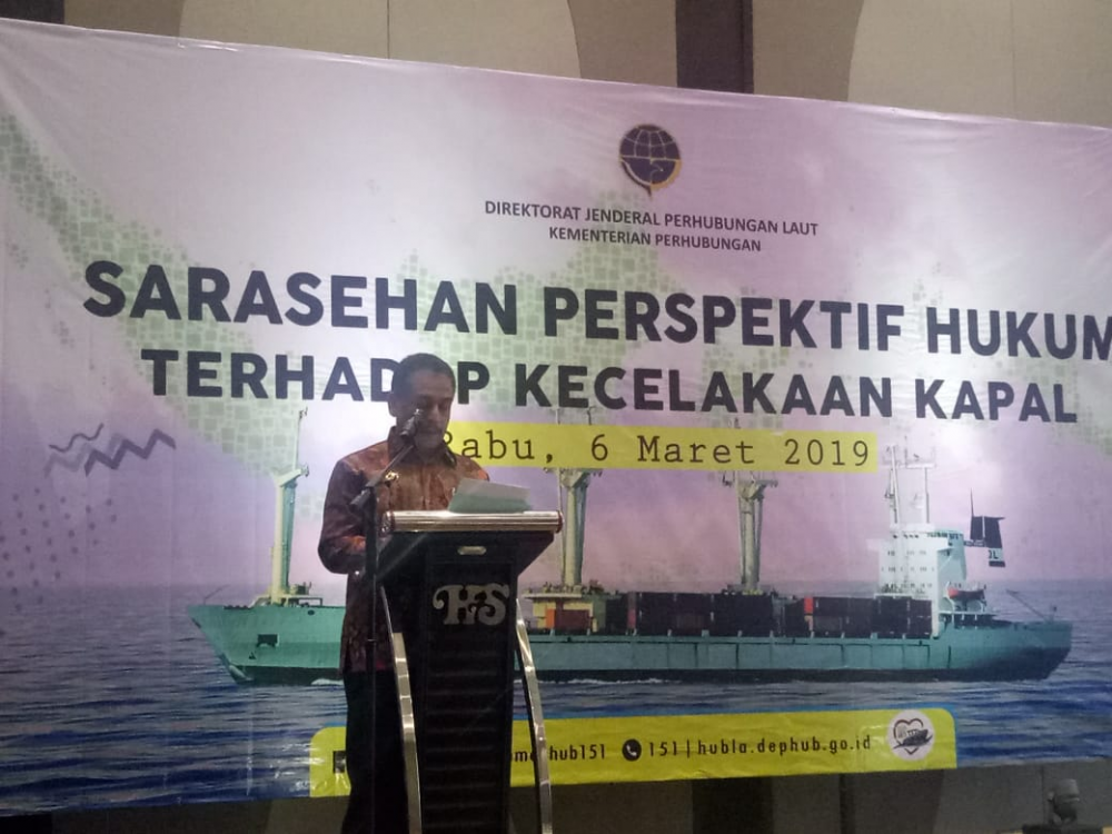 KEMENHUB BANGUN KESEPAHAMAN STATUS PENEGAKAN HUKUM TERHADAP KECELAKAAN KAPAL