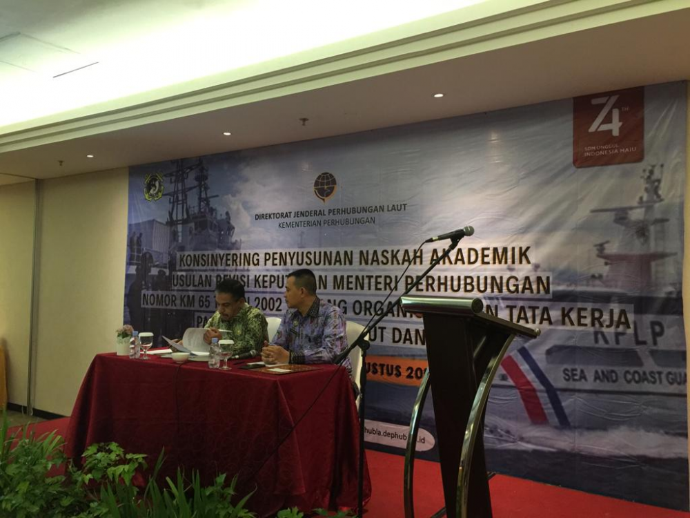 KEMENHUB SUSUN PENGUATAN KELEMBAGAAN PANGKALAN PENJAGAAN LAUT DAN PANTAI (SEA AND COAST GUARD BASE) DI L