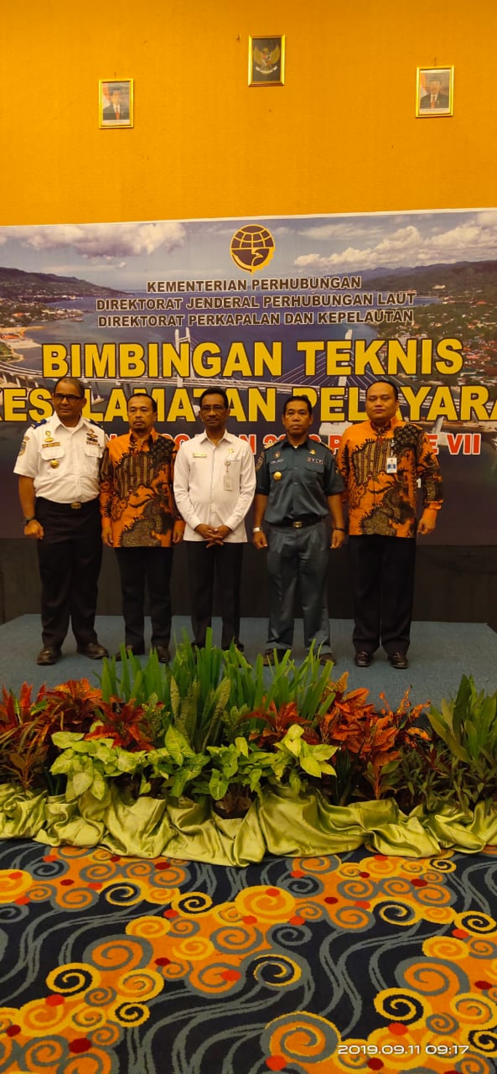KEMENHUB GELAR BIMTEK KESELAMATAN PELAYARAN PERIODE VII DI AMBON 11/09/