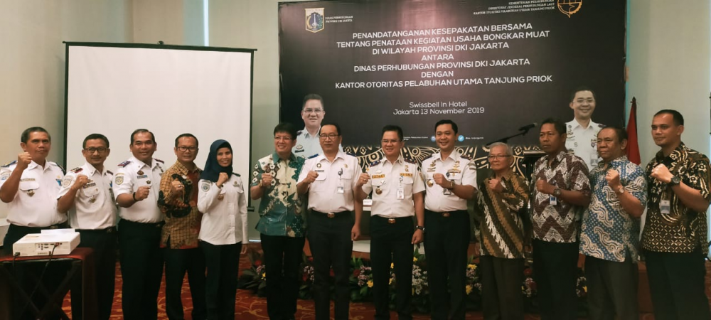 KEMENHUB DAN PEMPROV DKI TATA KEGIATAN USAHA BONGKAR MUAT PELABUHAN DI WILAYAH JAKARTA