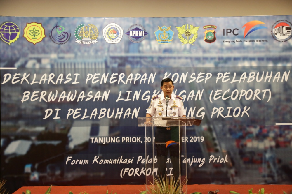 TINGKATKAN KEPEDULIAN TERHADAP LINGKUNGAN, DITJEN HUBLA TERAPKAN KONSEP ECOPORT DI PELABUHAN TANJUNG PR