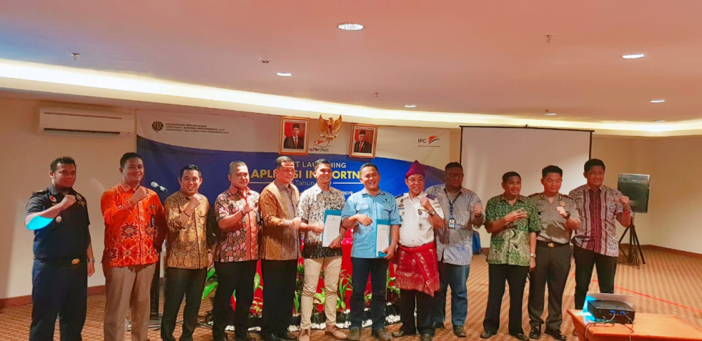 DORONG PELABUHAN INDONESIA BERSAING DI TINGKAT GLOBAL, DITJEN HUBLA SOFT LAUNCHING INAPORTNET DI PELABUH
