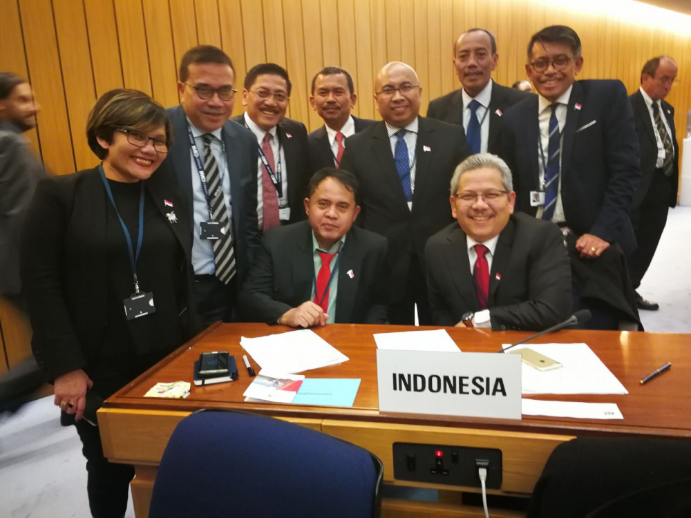 MENHUB : INDONESIA TERPILIH KEMBALI MENJADI ANGGOTA DEWAN IMO PERIODE 2018 - 2019, BENTUK PENGAKUAN DUNI