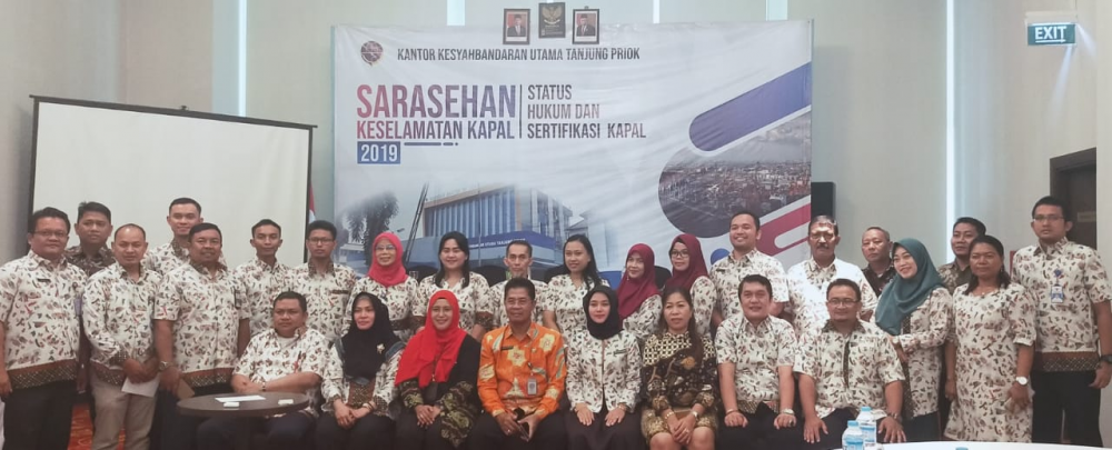 JALIN KEBERSAMAAN STAKEHOLDER PELAYARAN, KSU TANJUNG PRIOK GELAR SARASEHAN KESELAMATAN KAPAL BIDANG STAT