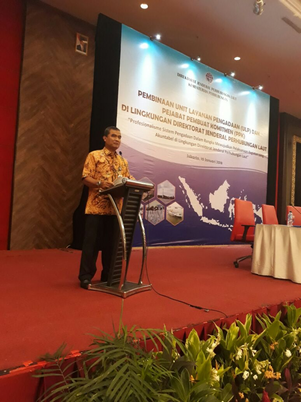 DIRJEN HUBLA PENGGUNAAN ANGGARAN HARUS BERDASARKAN AZAS MANFAAT 10/01/