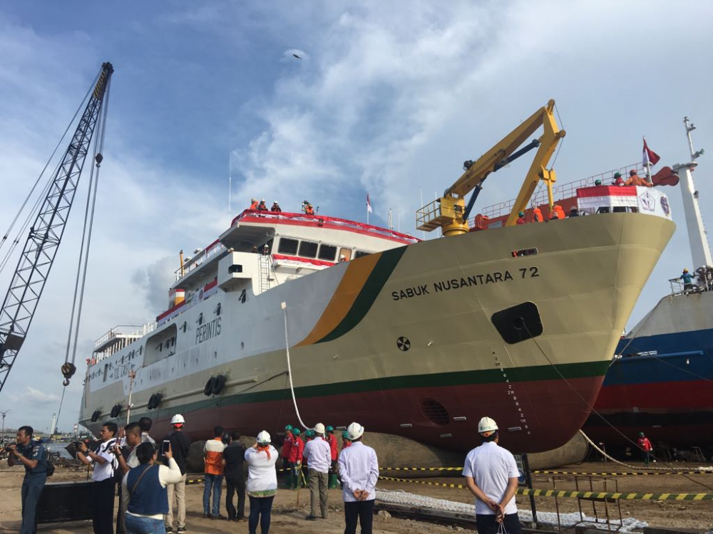 KEMENHUB LUNCURKAN KAPAL PERINTIS KM SABUK NUSANTARA 72 23/02/2018