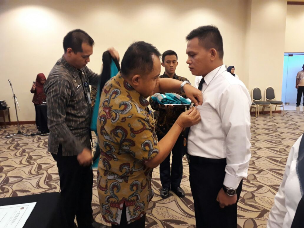DITJEN HUBLA KUKUHKAN 24 ORANG PSCO DAN 9 MENTOR PSCO 16/03/2018