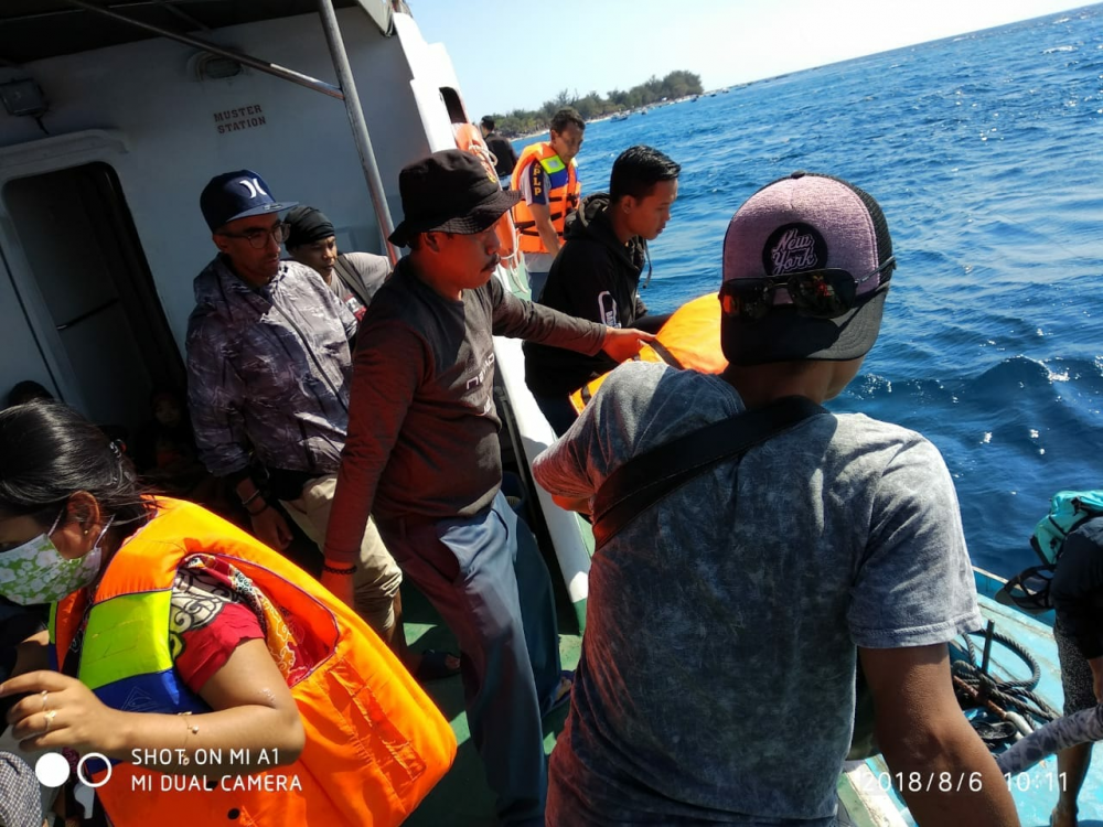 KEMENHUB KERAHKAN ENAM KAPAL KE GILI TRAWANGAN BANTU EVAKUASI KORBAN GEMPA