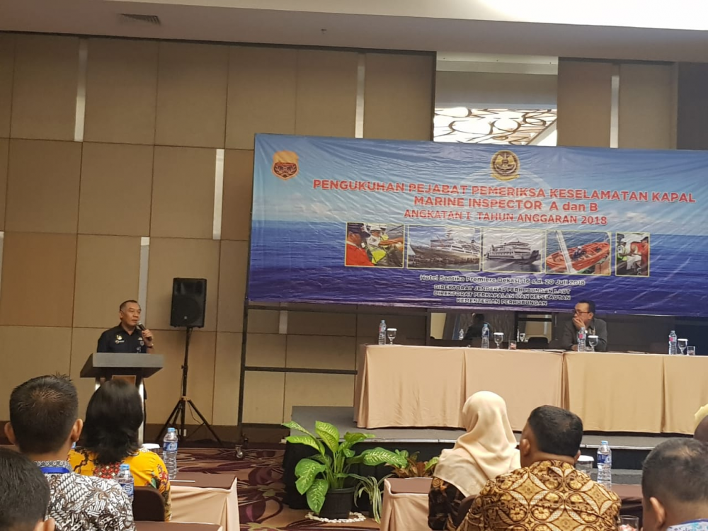 KEMENHUB KUKUHKAN PEJABAT PEMERIKSA KESELAMATAN KAPAL TIPE A DAN B 16/0