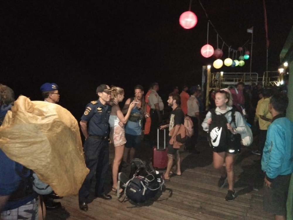 EVAKUASI DI LOMBOK USAI, DIRJEN HUBLA APRESIASI SELURUH PETUGAS 08/08/