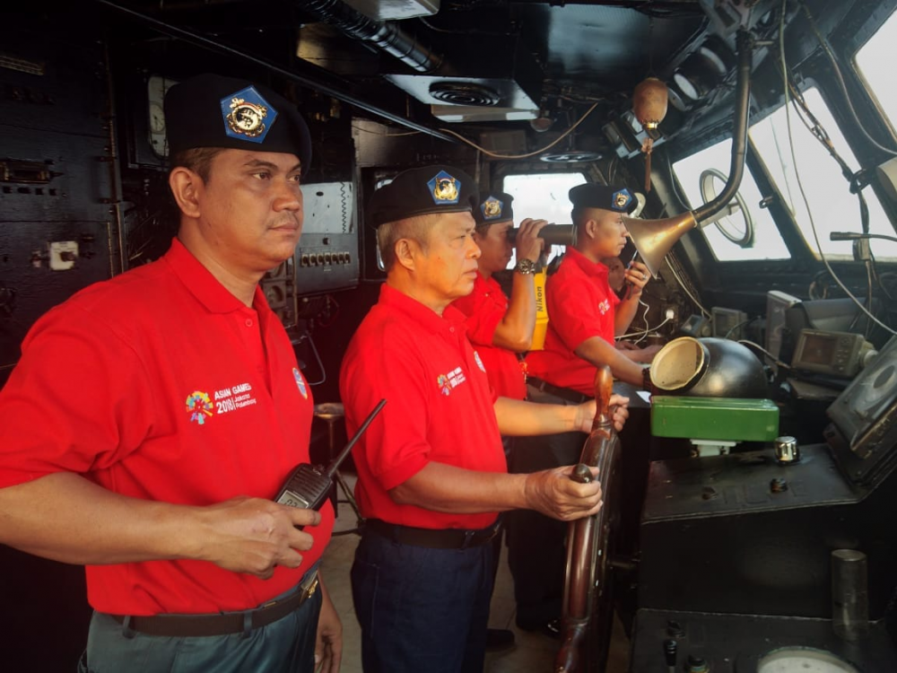 KEMENHUB KERAHKAN 4 KAPAL PATROLI KAWAL OBOR API ASIAN GAMES KE PULAU UNTUNG JAWA