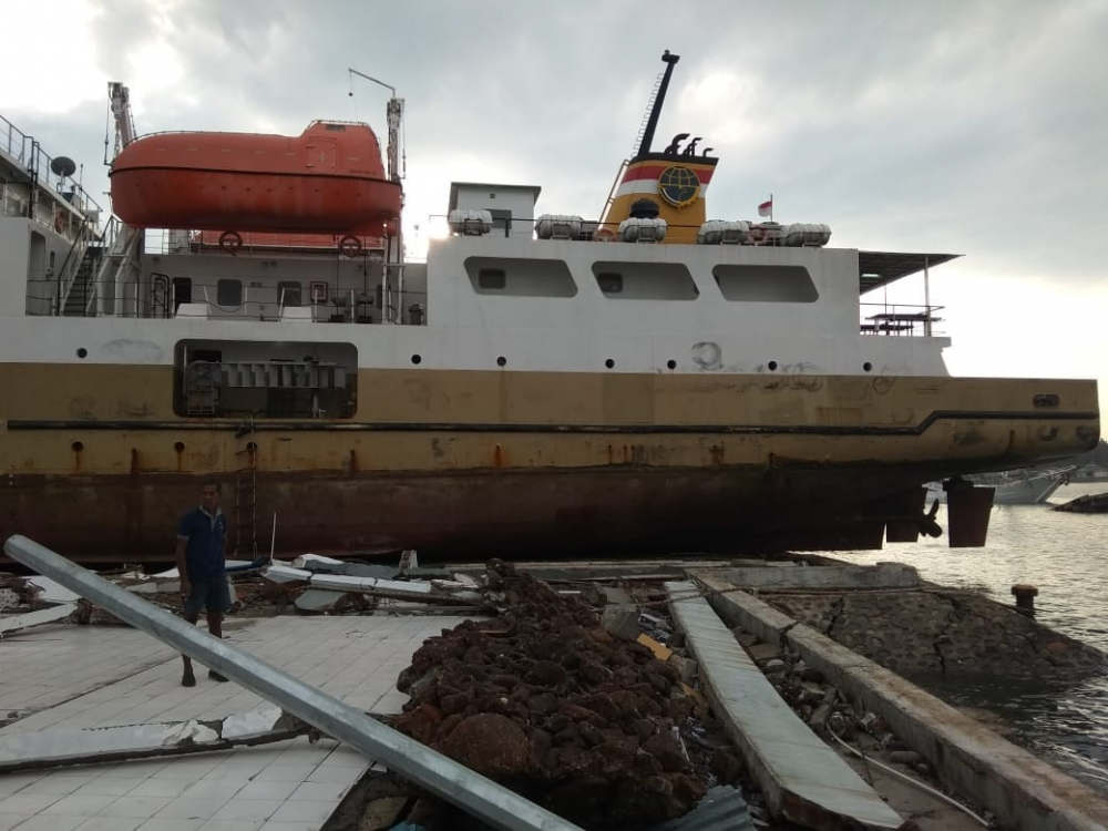 KEMENHUB PASTIKAN BEBERAPA FASILITAS PELABUHAN RUSAK AKIBAT GEMPA BUMI DI WILAYAH SULAWESI TENGAH