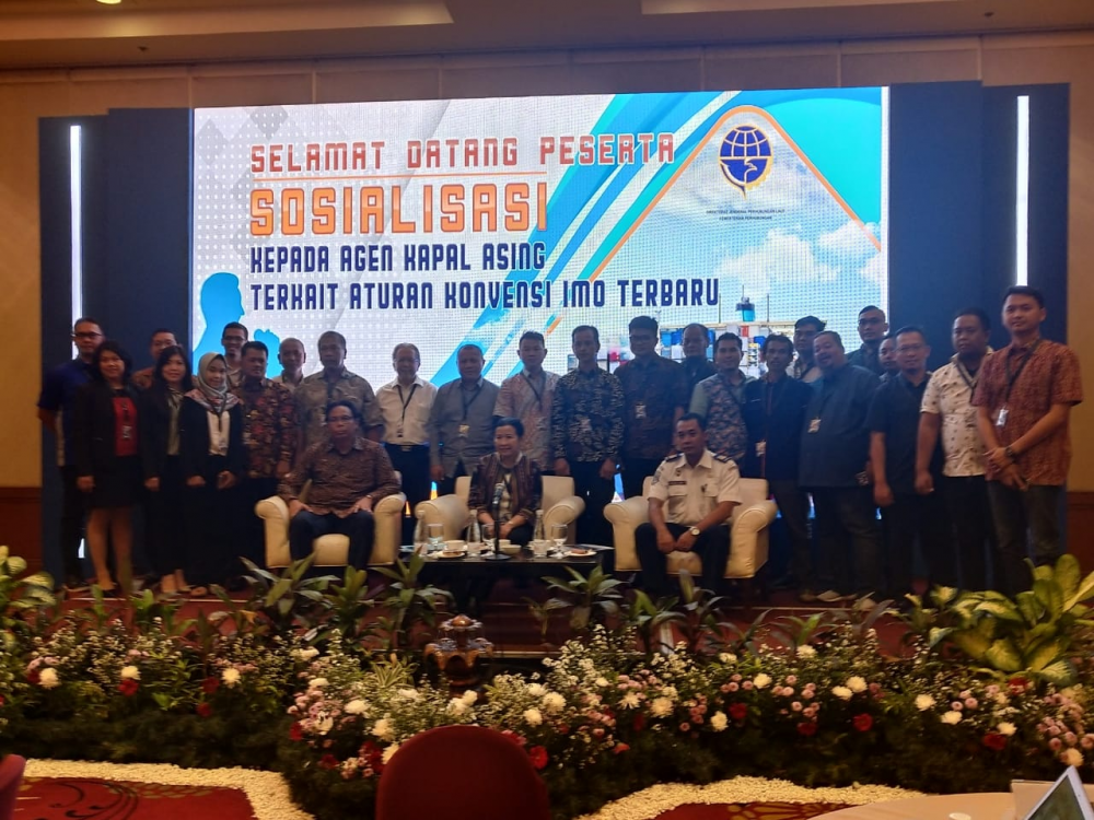 KEMENHUB ADAKAN SOSIALISASI KEPADA AGEN KAPAL ASING TERKAIT ATURAN KONVENSI IMO