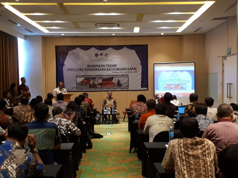 KEMENHUB TINGKATKAN KOMPETENSI SDM PEMERIKSAAN KECELAKAAN KAPAL 17/10