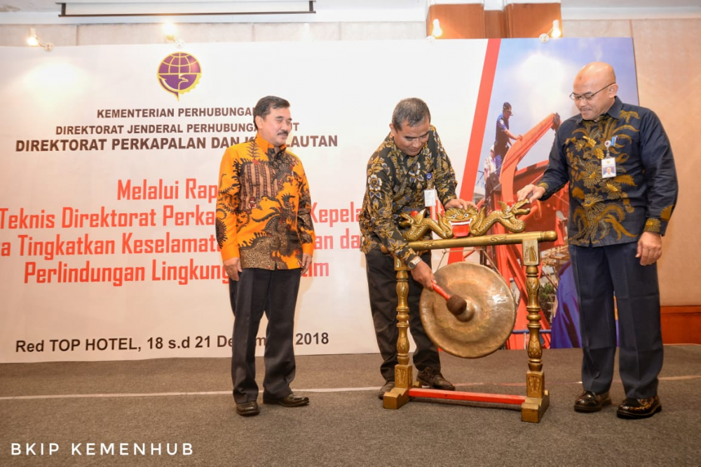 SINERGIKAN ASPEK KESELAMATAN PELAYARAN, DITJEN HUBLA GELAR RAKORNIS BIDANG PERKAPALAN DAN KEPELAUTAN