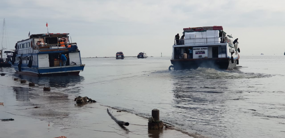LIBURAN TAHUN BARU 2019, SEBANYAK 2477 WISATAWAN BERLIBUR KE KEPULAUAN SERIBU MELALUI PELABUHAN MUARA AN