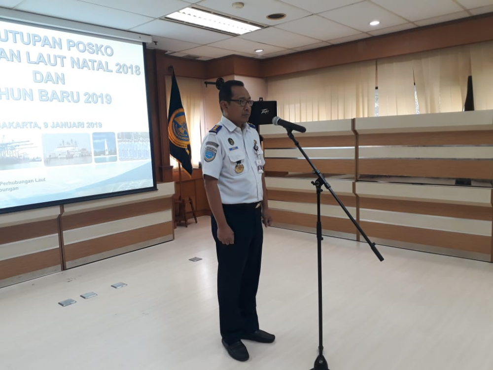 POSKO ANGKUTAN LAUT NATAL 2018 DAN TAHUN BARU 2019 DITUTUP, REALISASI PENUMPANG NAIK 10,75 PERSEN