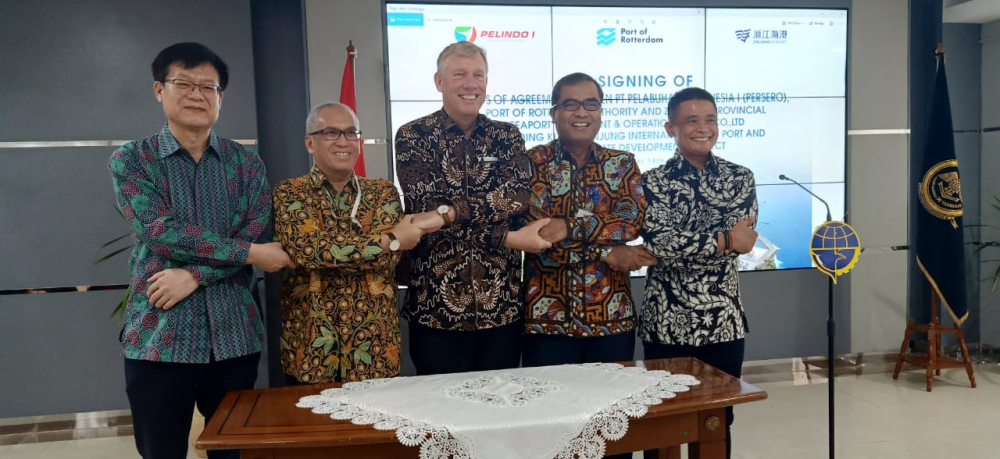 KEMENHUB DUKUNG PENINGKATAN KERJASAMA OPTIMALISASI PELABUHAN KUALA TANJUNG ANTARA PELINDO I, PORT ROTTER
