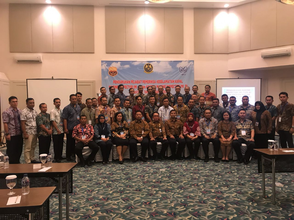 Kemenhub Kembali Kukuhkan Inspektur Kapal MI A dan MI B 30/07/2018