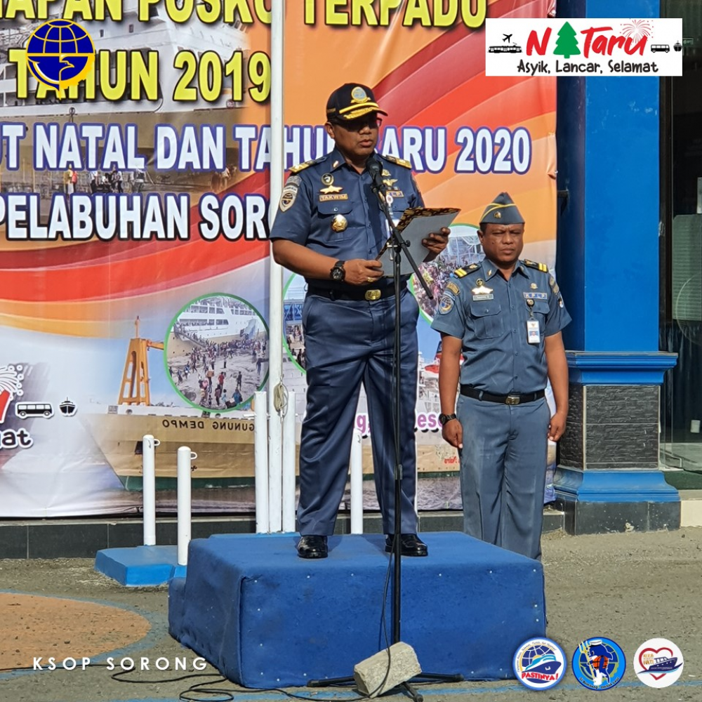 APEL SIAGA POSKO ANGKUTAN LAUT NATAL 2019 DAN TAHUN BARU 2020