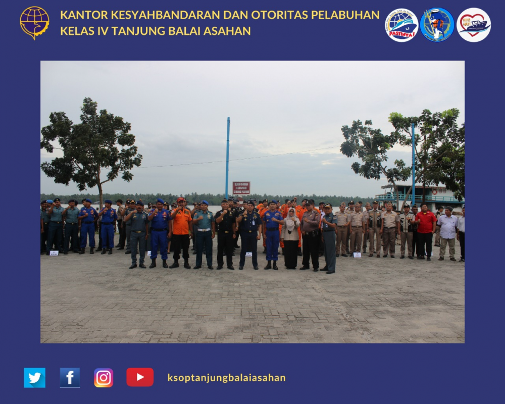 APEL KESIAPAN PELAKSANAAN ANGKUTAN LAUT NATAL 2019 DAN TAHUN BARU 2020 KANTOR KSOP KELAS IV TANJUNG BALAI ASAHAN