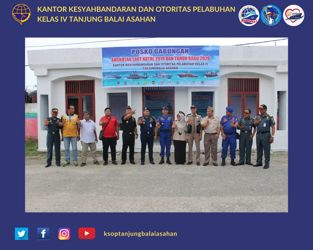 APEL KESIAPAN PELAKSANAAN ANGKUTAN LAUT NATAL 2019 DAN TAHUN BARU 2020 KANTOR KSOP KELAS IV TANJUNG BALAI ASAHAN