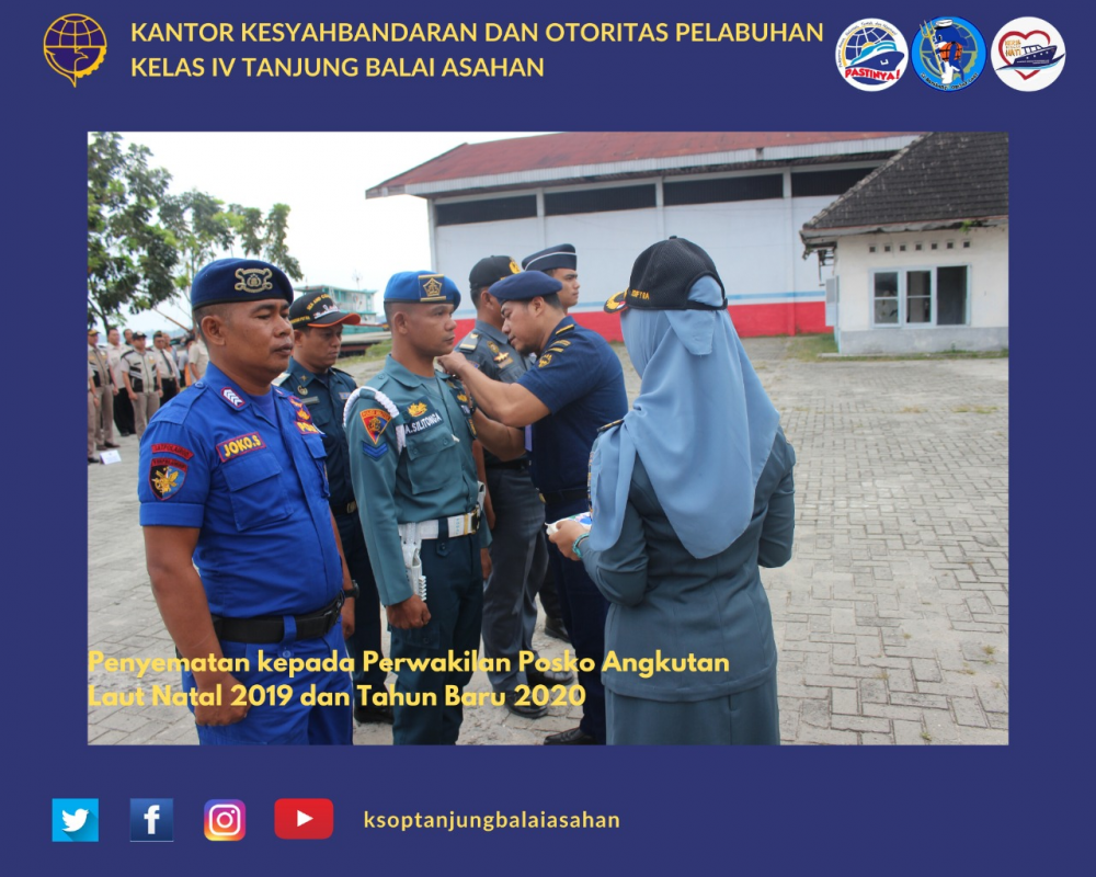 APEL KESIAPAN PELAKSANAAN ANGKUTAN LAUT NATAL 2019 DAN TAHUN BARU 2020 KANTOR KSOP KELAS IV TANJUNG BALAI ASAHAN