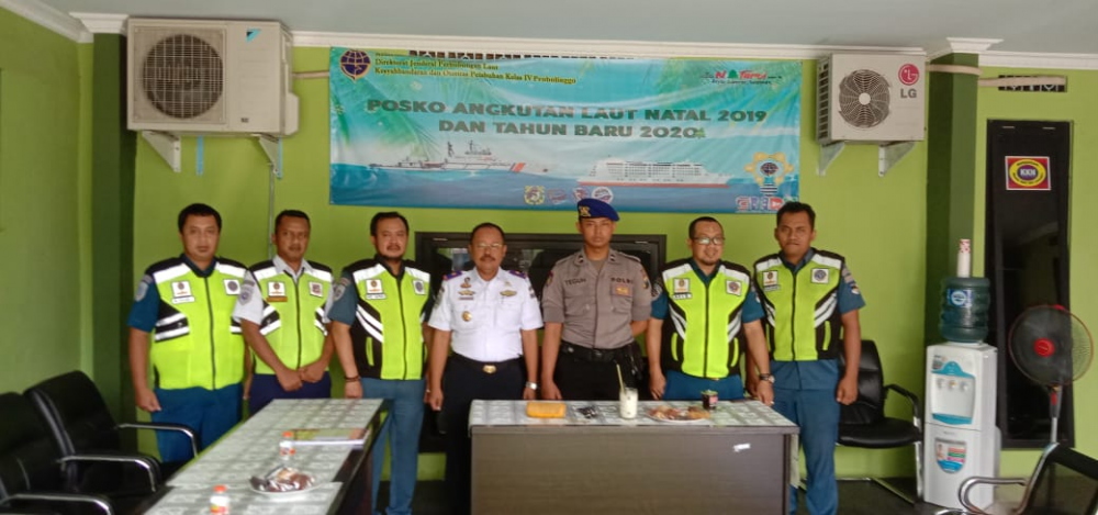 Posko Angkutan Laut Natal 2019 dan Tahun Baru 2020 (NATARU) KSOP Kelas IV Probolinggo