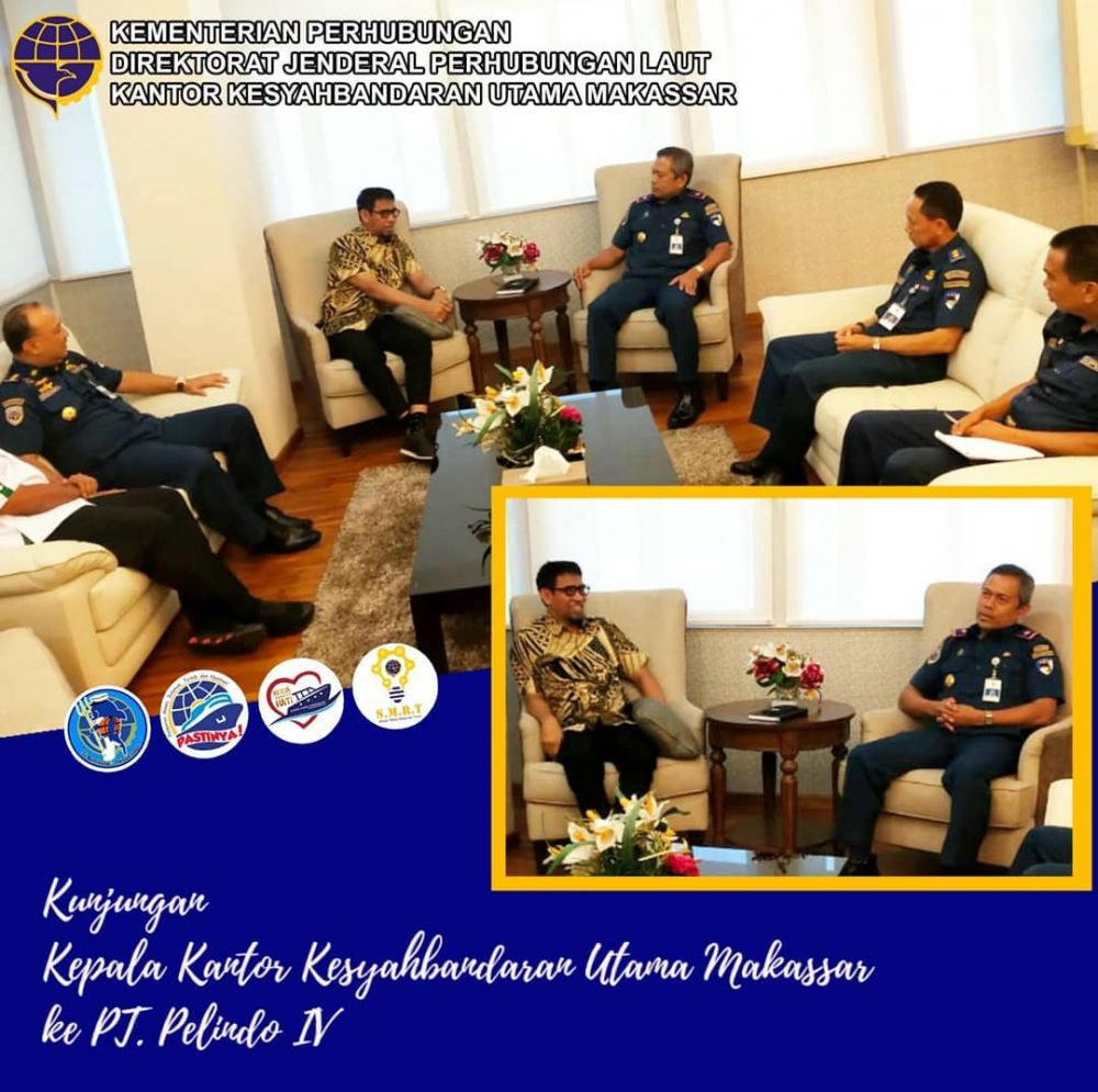 Kunjungan Syahbandar Makassar ke Pelindo IV Makassar