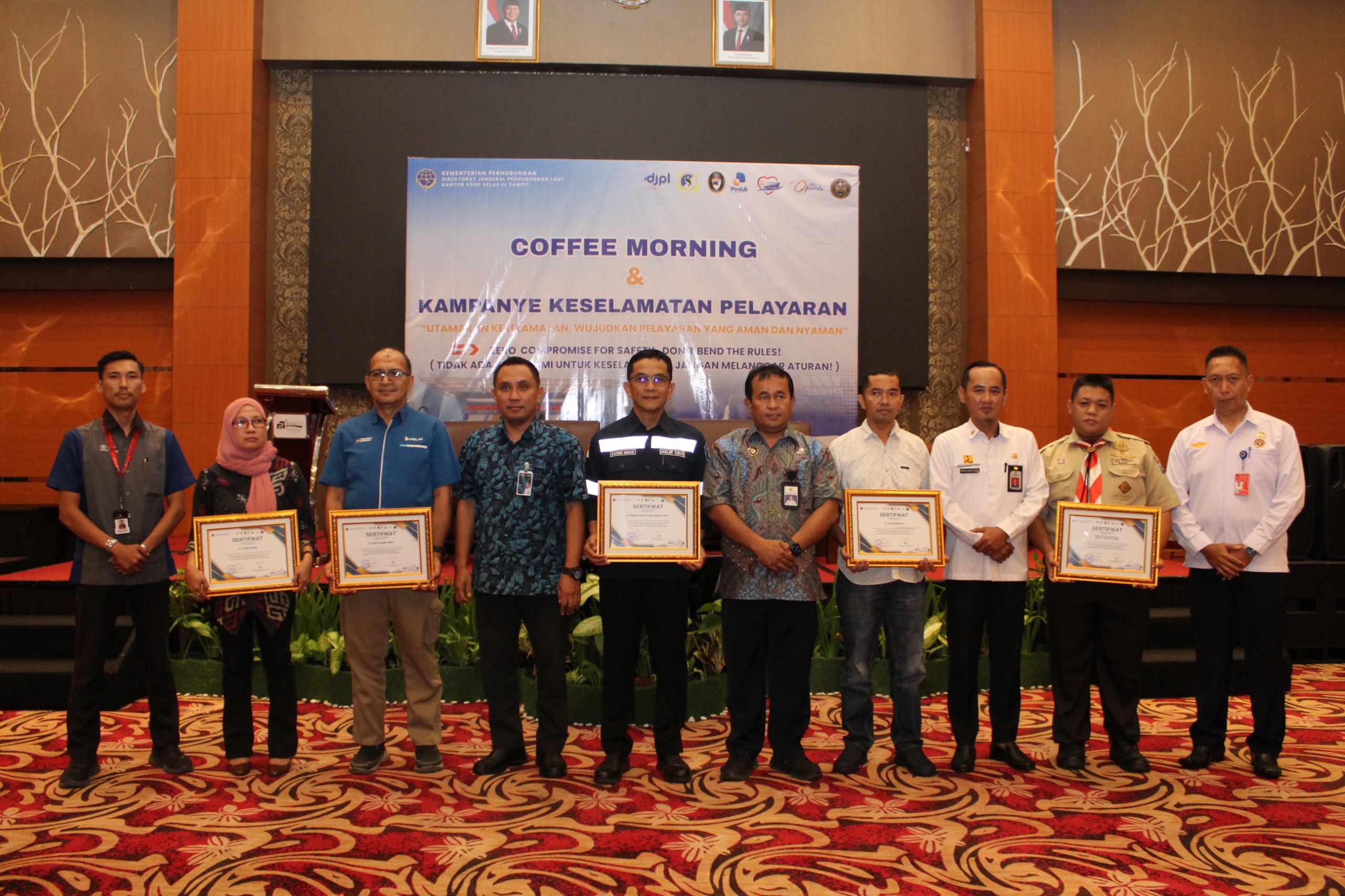 Usung Zero Compromise for Safety, Don’t Bend the Rules!, KSOP Sampit sosialisasikan Keselamatan Pelayaran