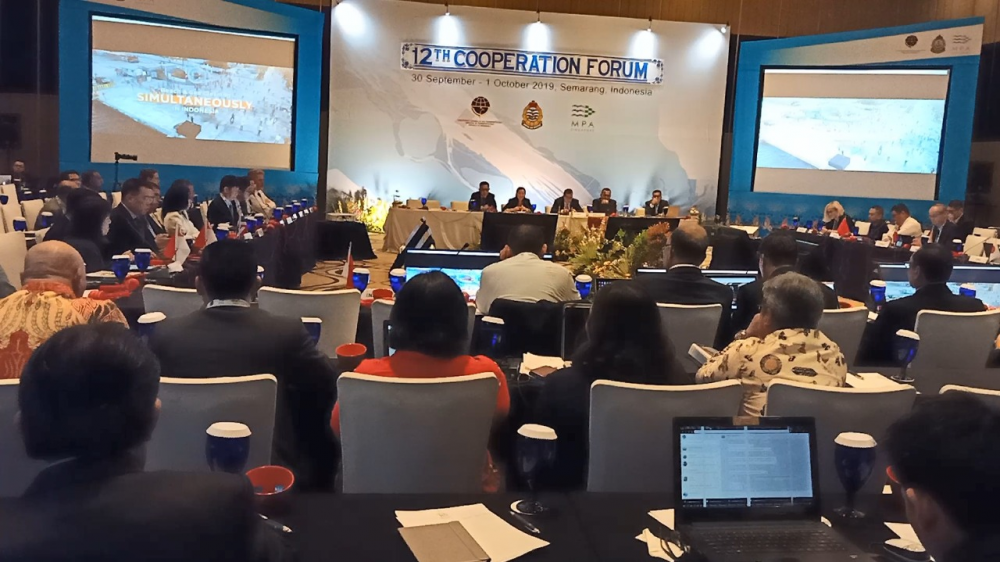 KOMITMEN INDONESIA MENGATASI SAMPAH PLASTIK DI LAUT MENDAPATKAN APRESIASI DALAM PERTEMUAN THE 12th COOPERATION FORUM DI SEMARANG